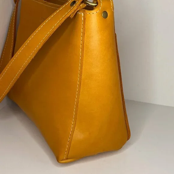 Portland Leather Goods Triangle Shoulder Bag - Picture 3 of 15